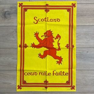 Vintage Scotland Banner Tea‎ Towel